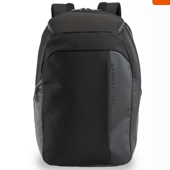 Briggs & Riley Black Cargo Backpack - Picture 1 of 14